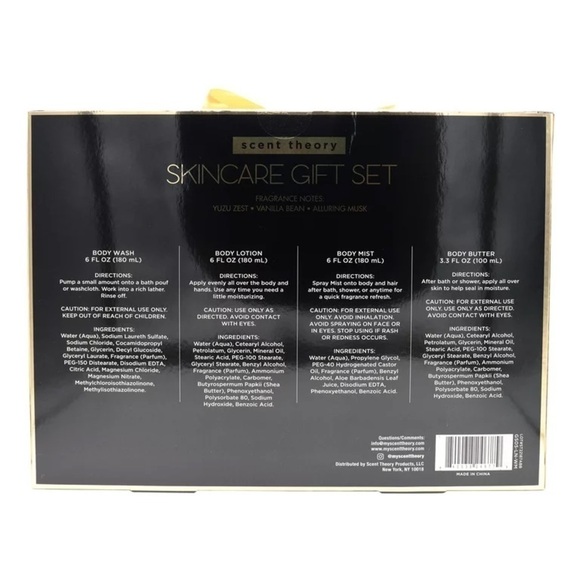 💋 New Scent Theory Holiday Gift Set, Midnight Glitz, 4 Piece - Picture 5 of 9